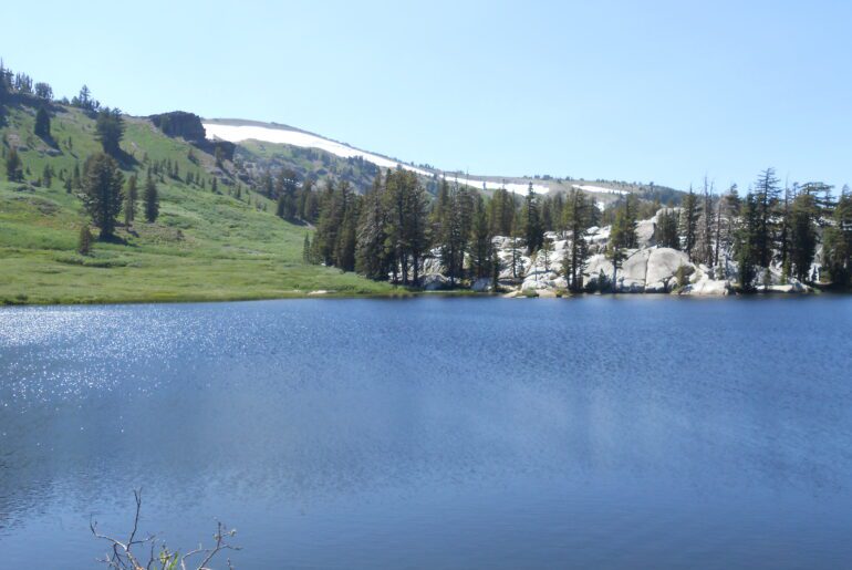 showers lake, high alpine desert