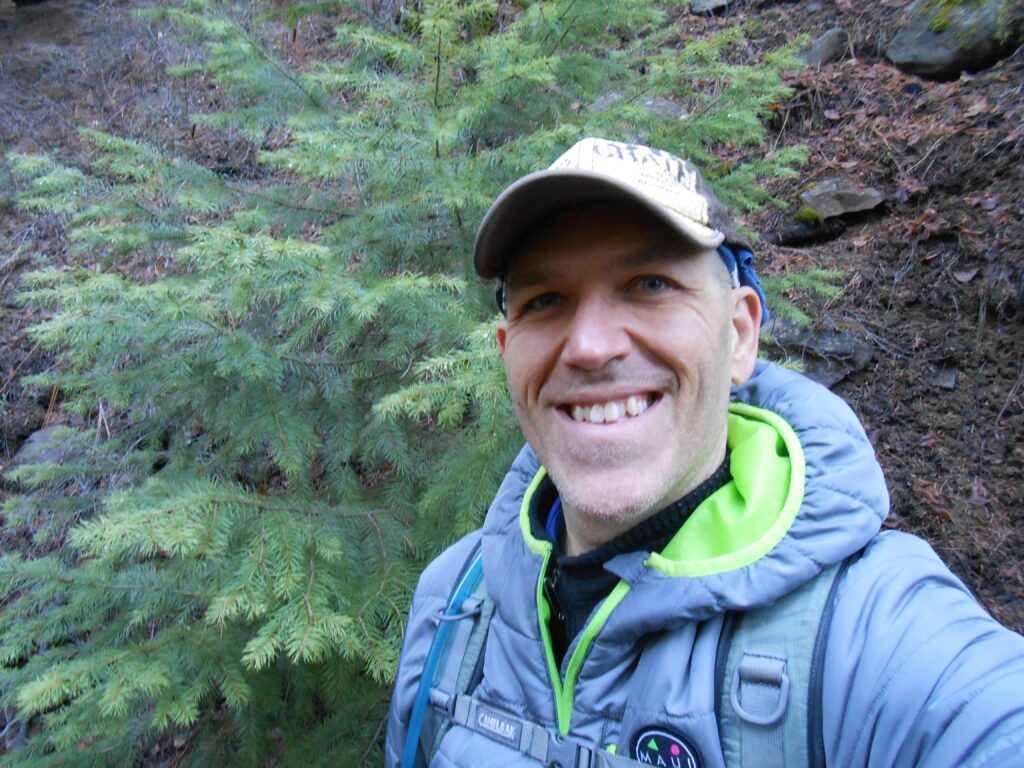 How to Face Fear Class jim tolles, evergreen tree, hiking